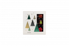 Caixa de Natal Branca com 9 Pralinés 2026828