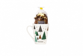 Caneca de Natal Branca com Estrelas6994