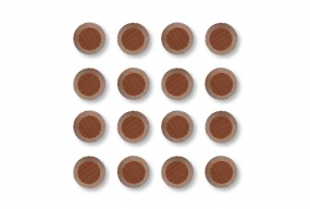Copinhos de Chocolate de Leite com Reche7123